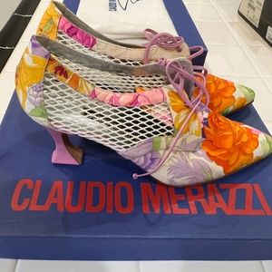 Claudio Merazzi Hand Painted Shoes 8.5B